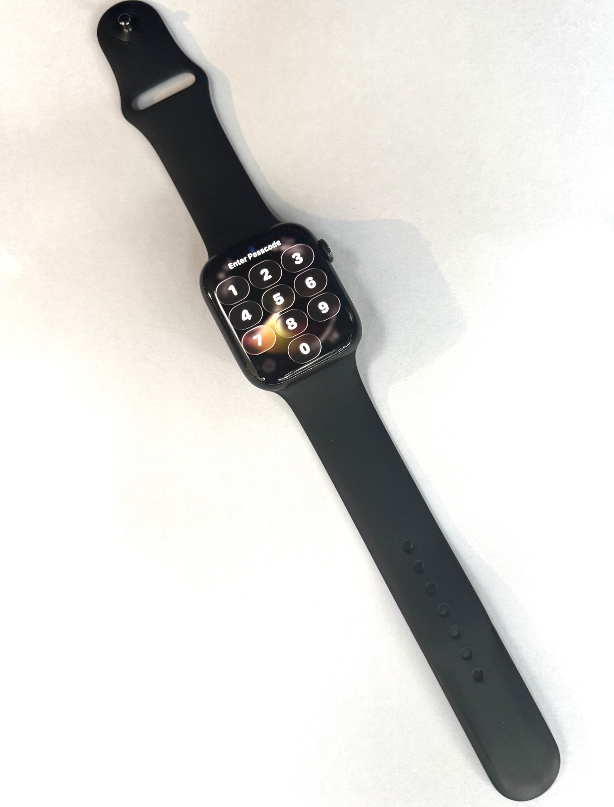 Apple Watch Series 8 45mm Midnight Aluminum Case with Sport Band, M/L (GPS)…