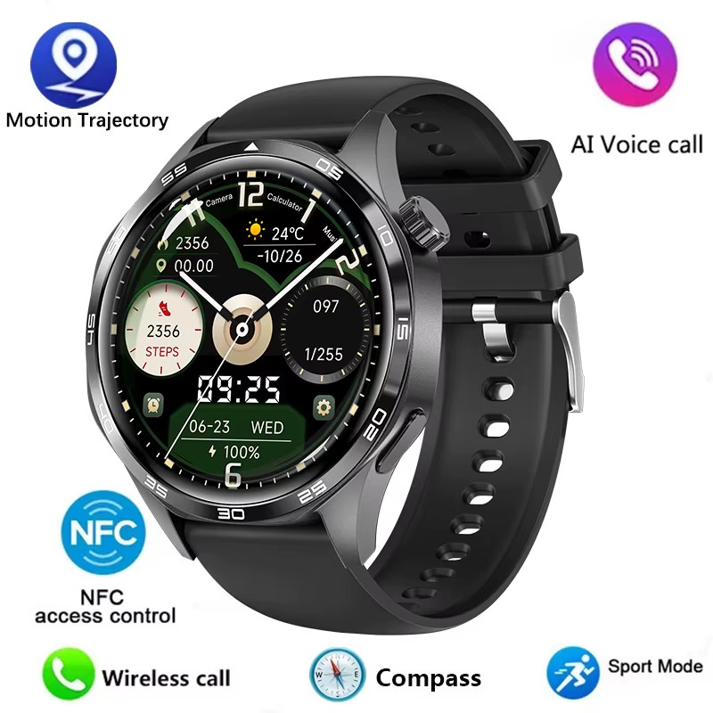 Watch 5 Pro Smartwatch Men AMOLED HD Bluetooth Call GPS NFC Heart Rate Compass