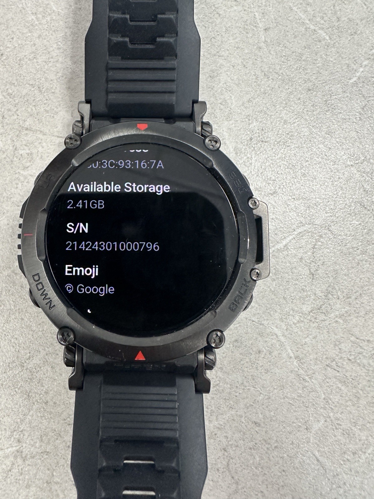 Amazfit T-Rex Ultra 47mm Tactical GPS Smartwatch Black Orange 10ATM + Chargers