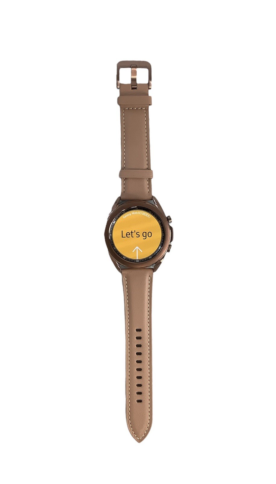 Samsung Galaxy Watch3 SM-R850 41mm Stainless Steel Case with Leather Strap -…