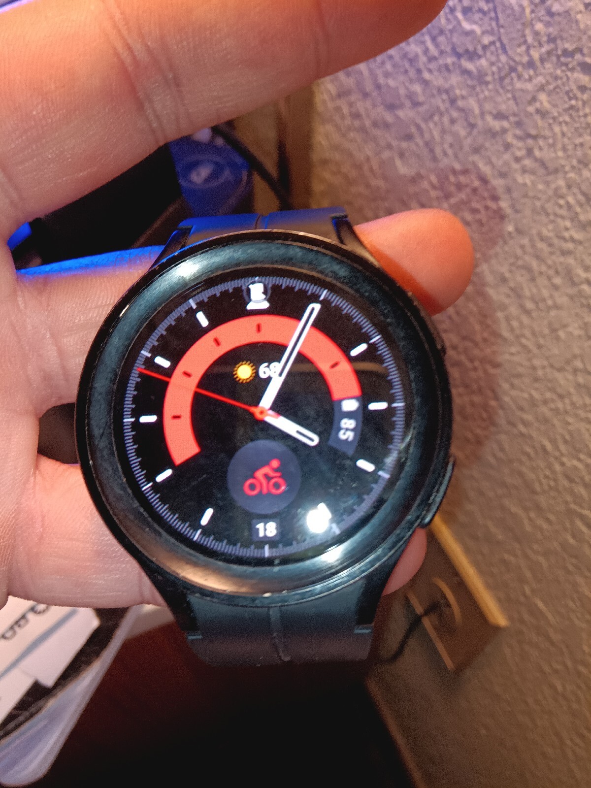Samsung Galaxy Watch5 Pro SM-R920 45mm Titanium Case with D-Buckle Sport Band