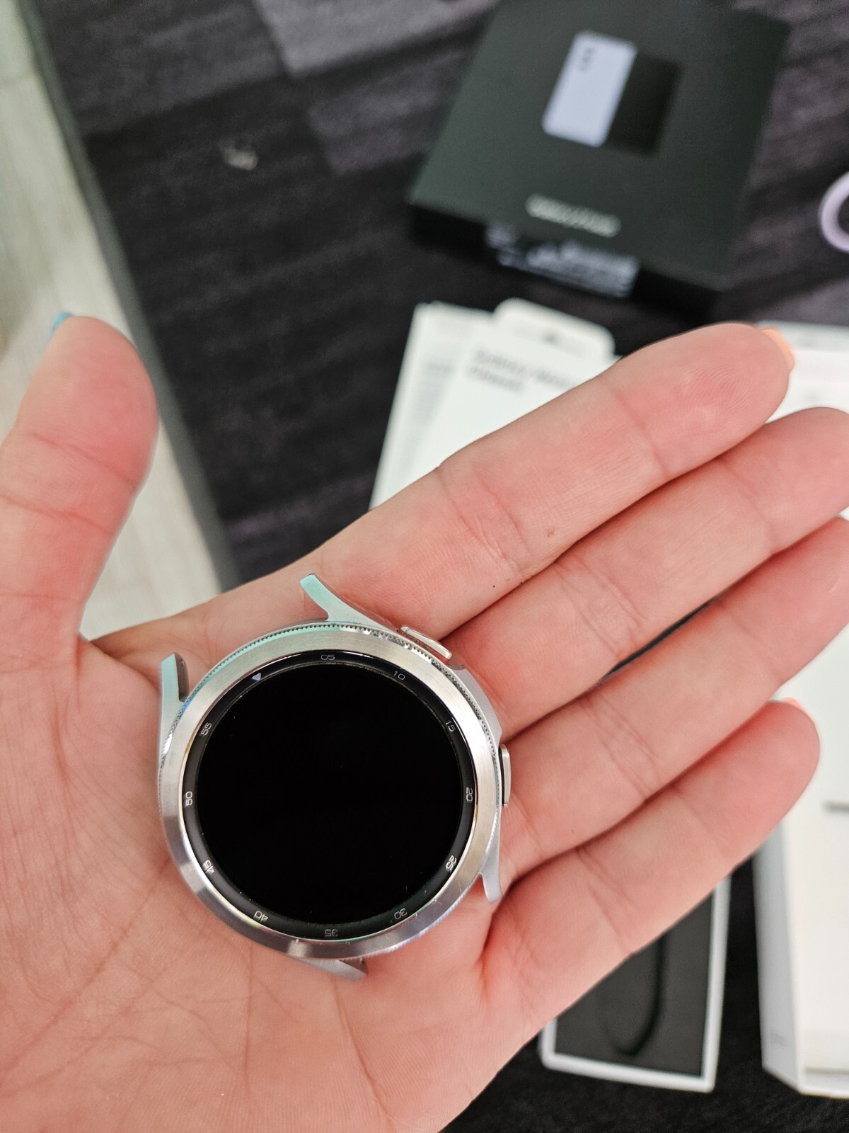 Samsung Galaxy Watch4 Classic SM-R890 46mm Stainless Steel Case with Ridge-Sport