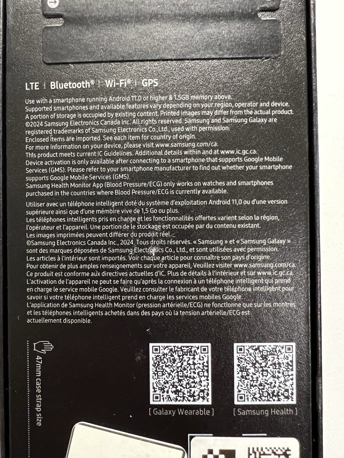 NEW Samsung Galaxy Watch Ultra – 47mm Bluetooth + LTE – Titanium Grey (2024)