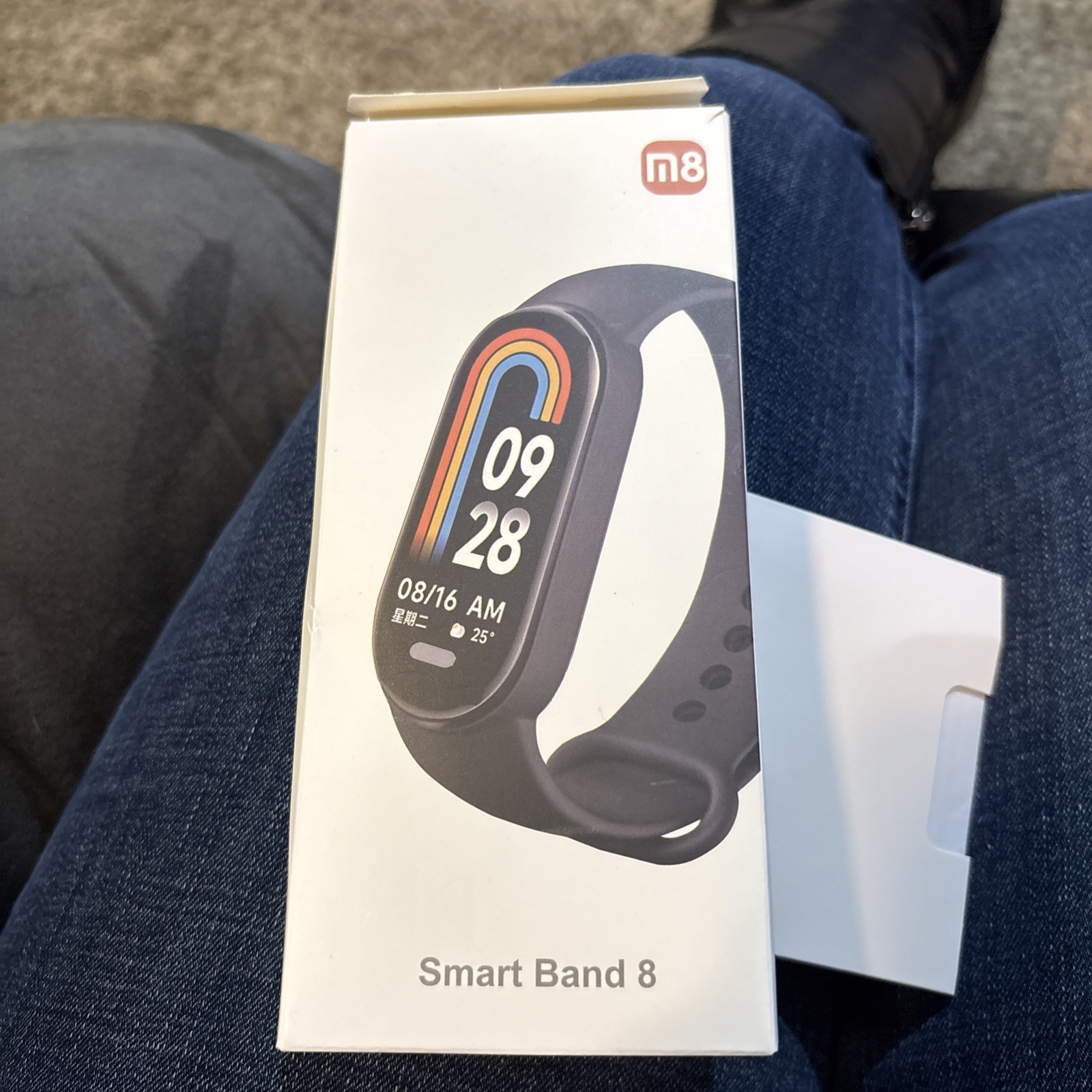 Smart Band 8 W/Charging Clip New Bluetooth 4.0 BLE Android 4.4 & Ios Above 8.5.
