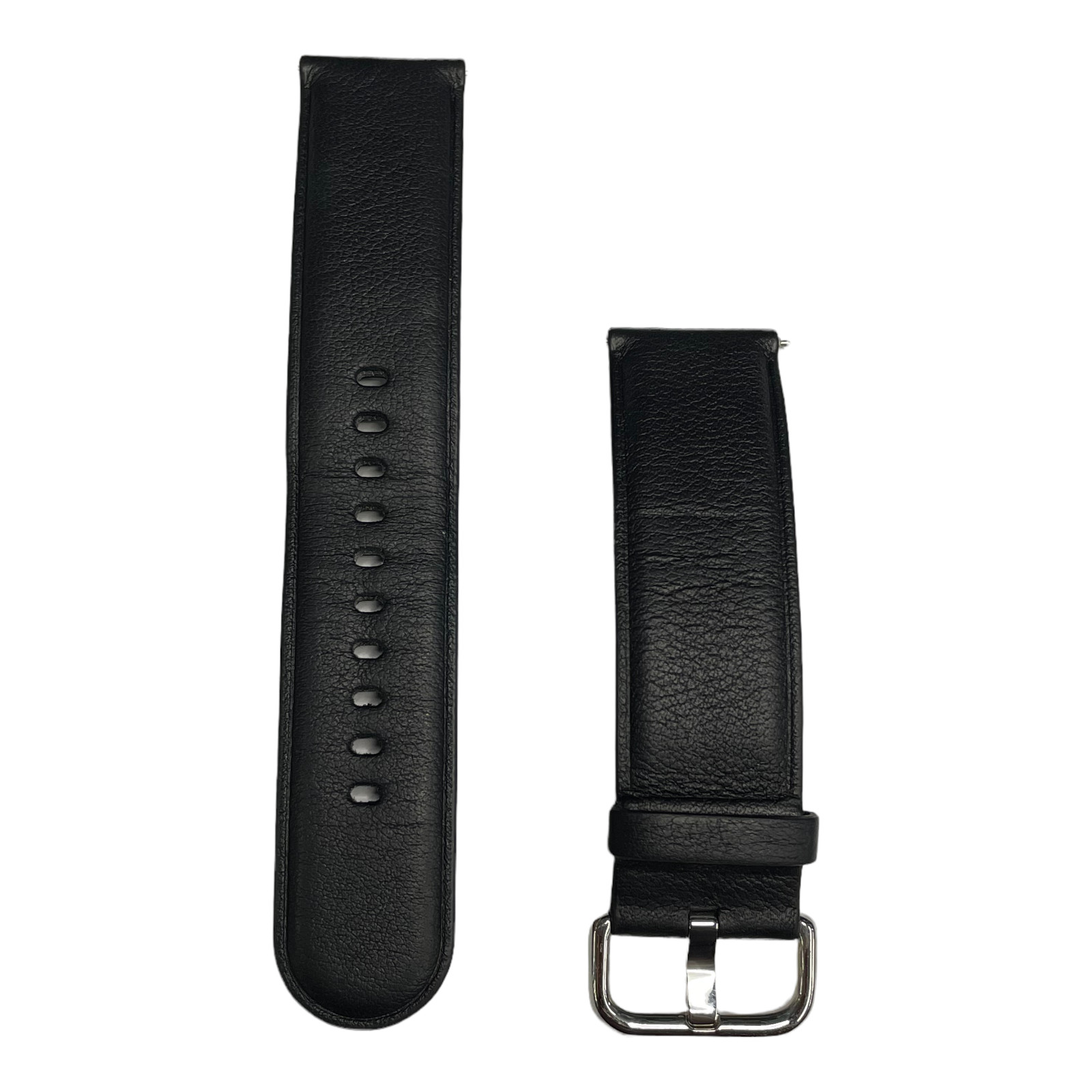 Original Samsung Galaxy Active 2 SM-R825U 20mm Leather Wristband Band S/M Black