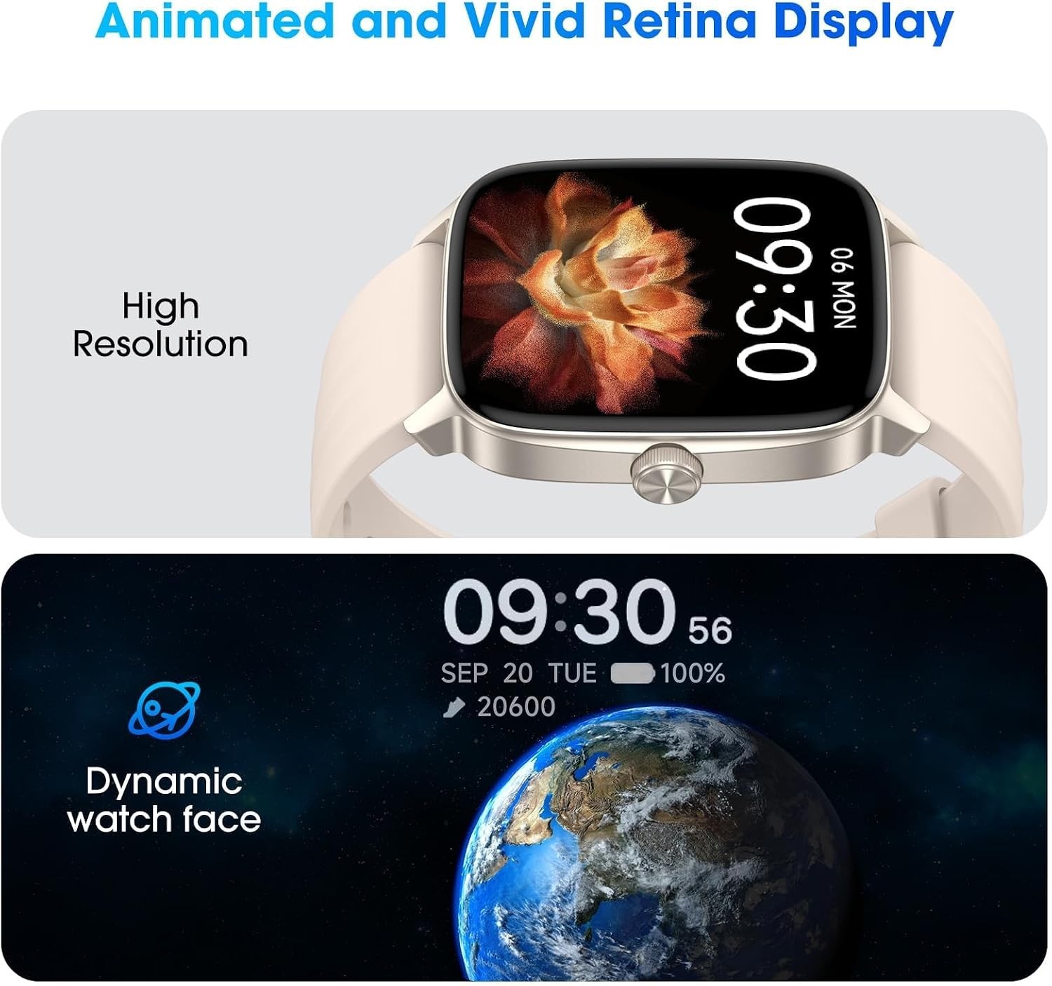 Seniors Pedometer Watch: No App Needed, Waterproof, Heart Rate & Sleep Tracker