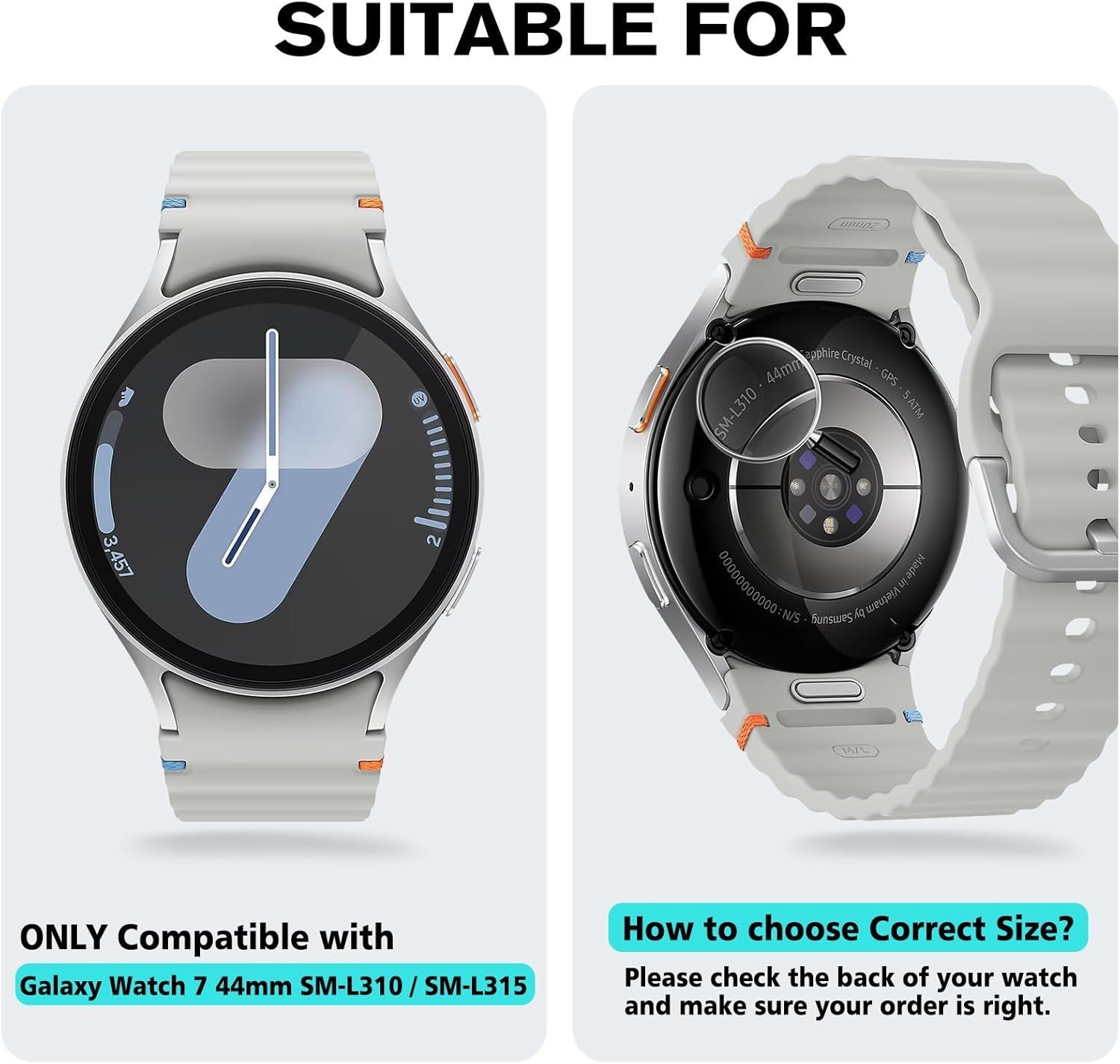 4 Pack Cases for Samsung Galaxy Watch 7 44mm Premium Soft TPU Bumper Cover