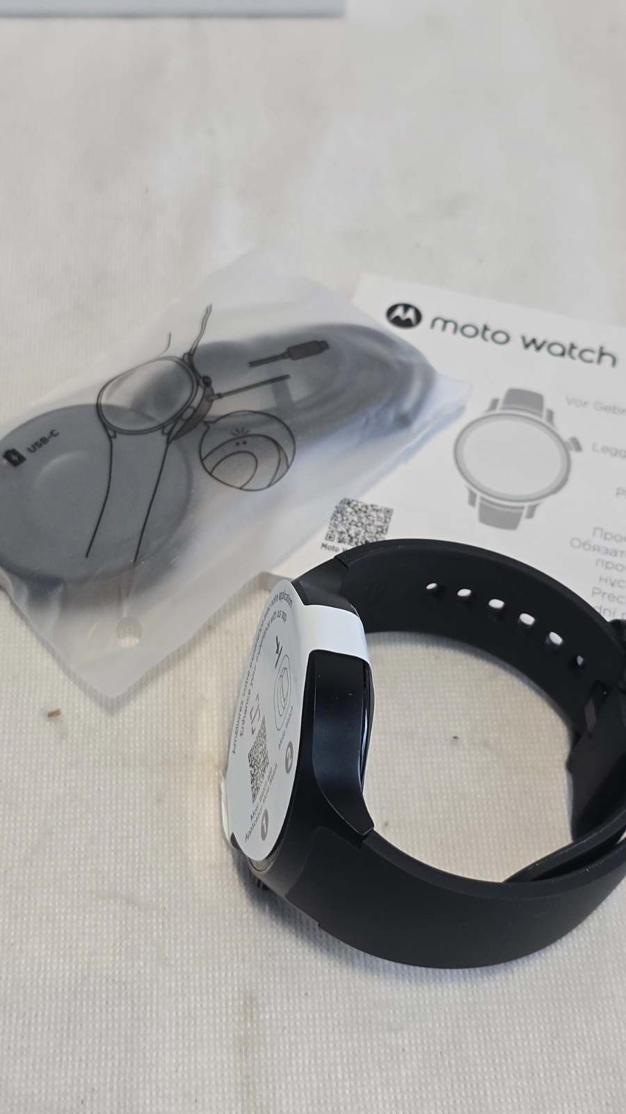 Moto Watch 2026 (XT2547-2) Volcanic Ash Silicone