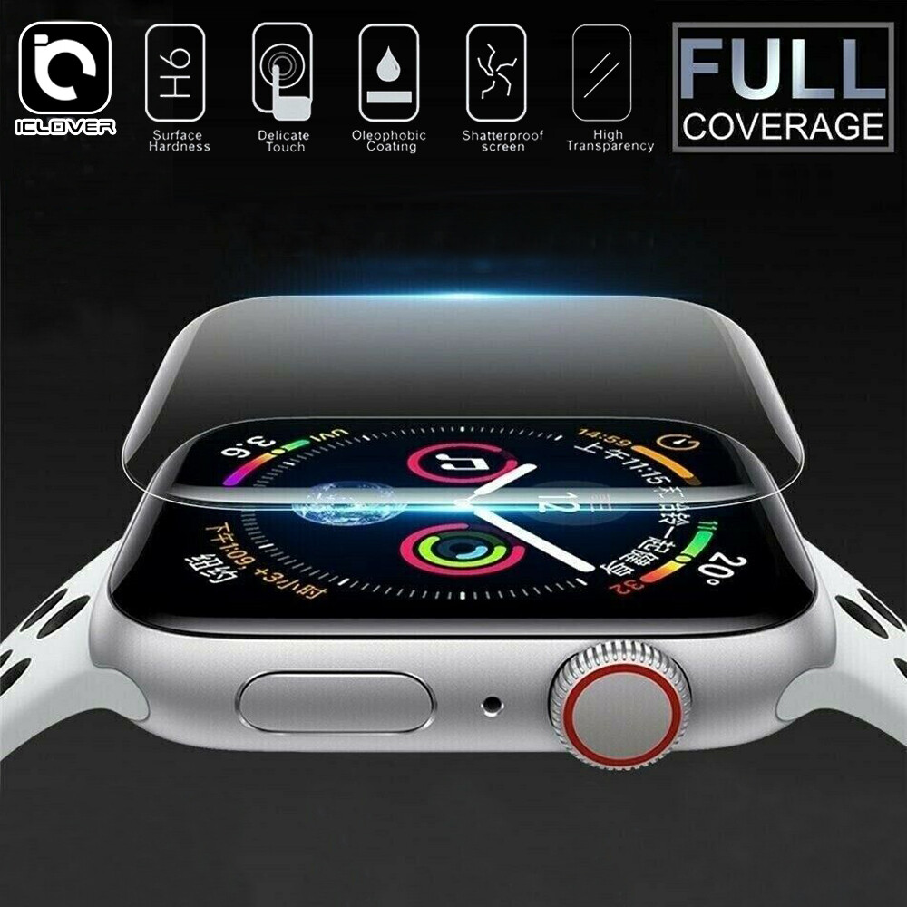 Fr Apple Watch Series Ultra 9 8 7 6 3D Edge Tempered Glass Full Screen Protector