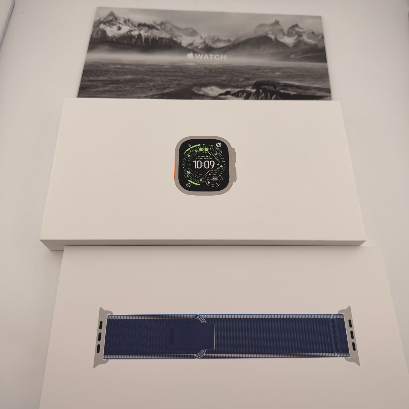 Apple Watch Ultra 3 GPS + Cellular 49mm Titanium Blue Trail M/L MEWH4LW/A