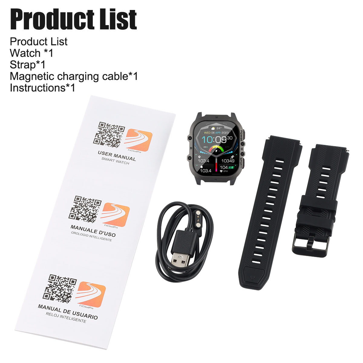 Military Smart Watches for Men(Answer/Dial) Rugged Health Sports Fitness Tracker