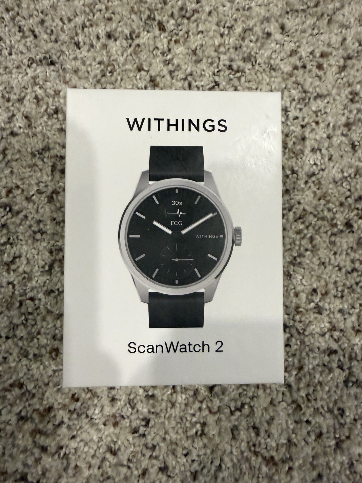 Withings ScanWatch 2 (Black / Silver) (42mm) (HWA10-model 4-All-Int) (NISB)