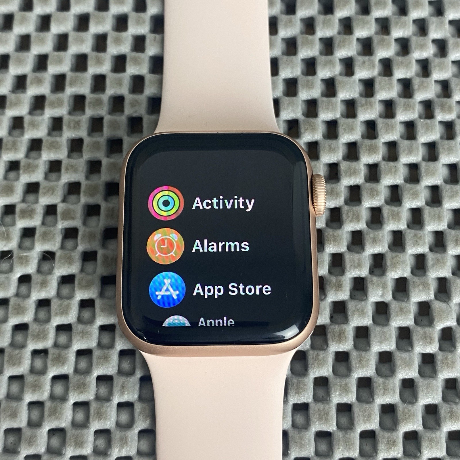 Apple Watch Series 6 40mm Gold Aluminum Case with Pink Sand Sport Band GPS