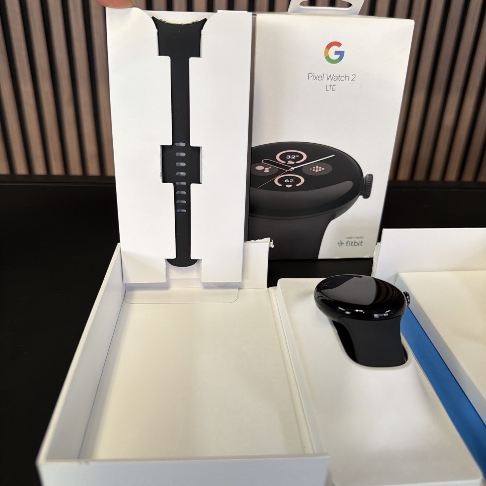 Open Box, Google Pixel Watch 2, Wi-Fi, 41mm, Matte Black