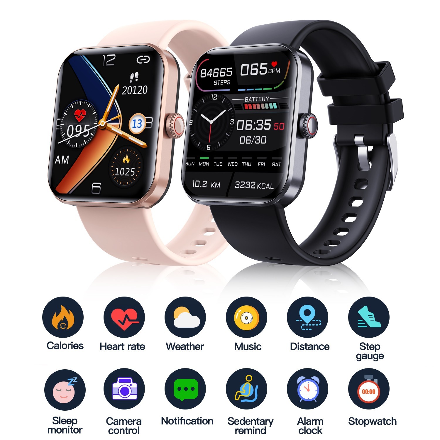 Smart Watch Men Women Waterproof Smartwatch Bluetooth for iPhone Samsung Android