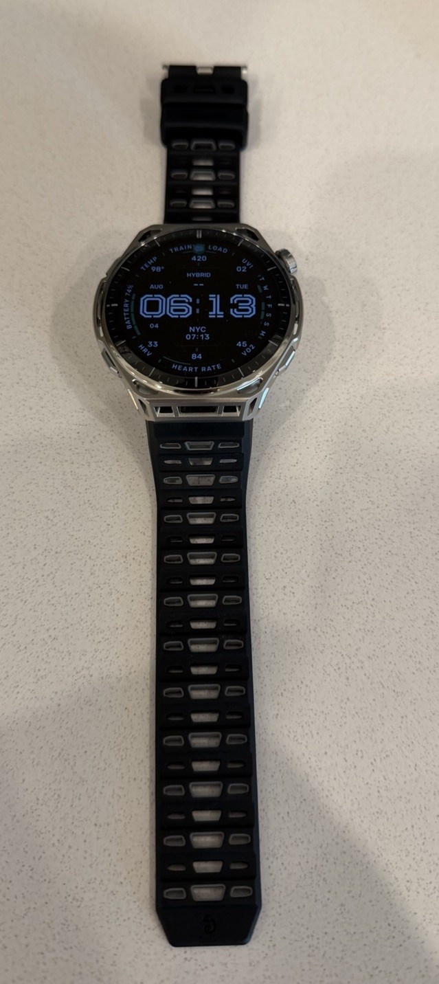 Amazfit Balance 3 51mm Stainless Steel Silver GPS Running Watch Silicone Band