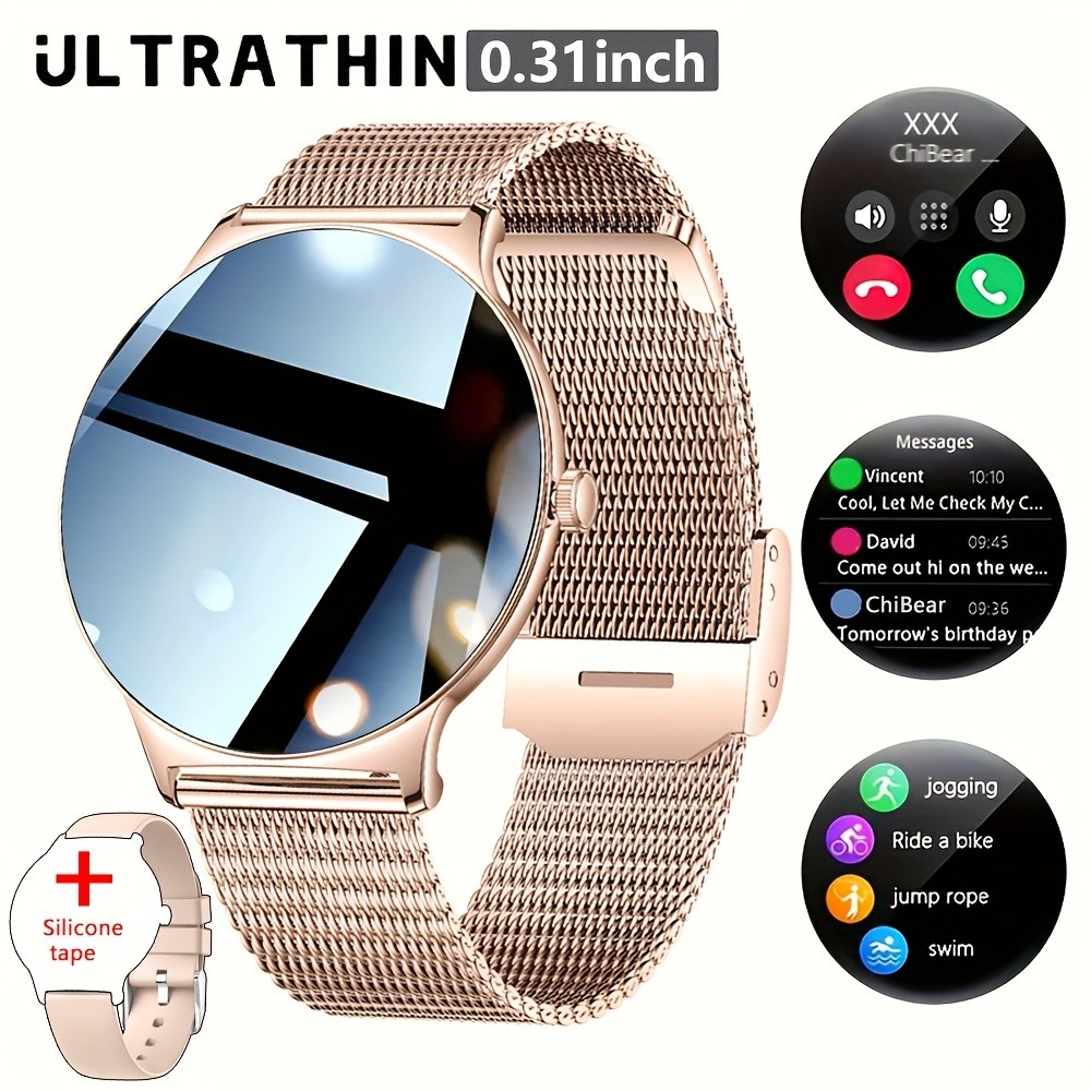 1.42″ Smartwatch HD Full Touch Bluetooth Watch Fitness Tracker Gym Fitness Gift