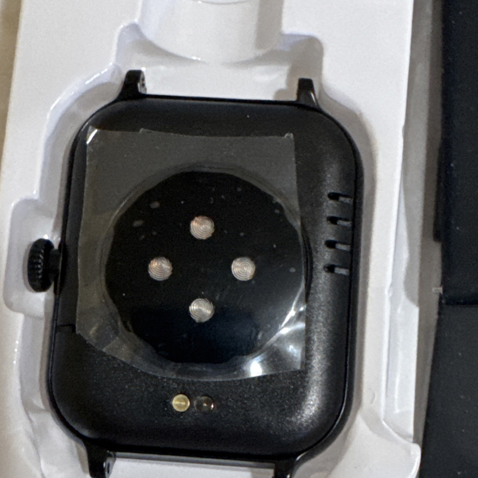 L16 Smart Watch 2.01″ Display Black Silicone Band Touch Screen Android iOS