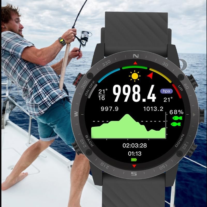 SUNROAD G5 Pro GPS Sports Watch AMOLED Fitness Tracker Running Swimming Climb…