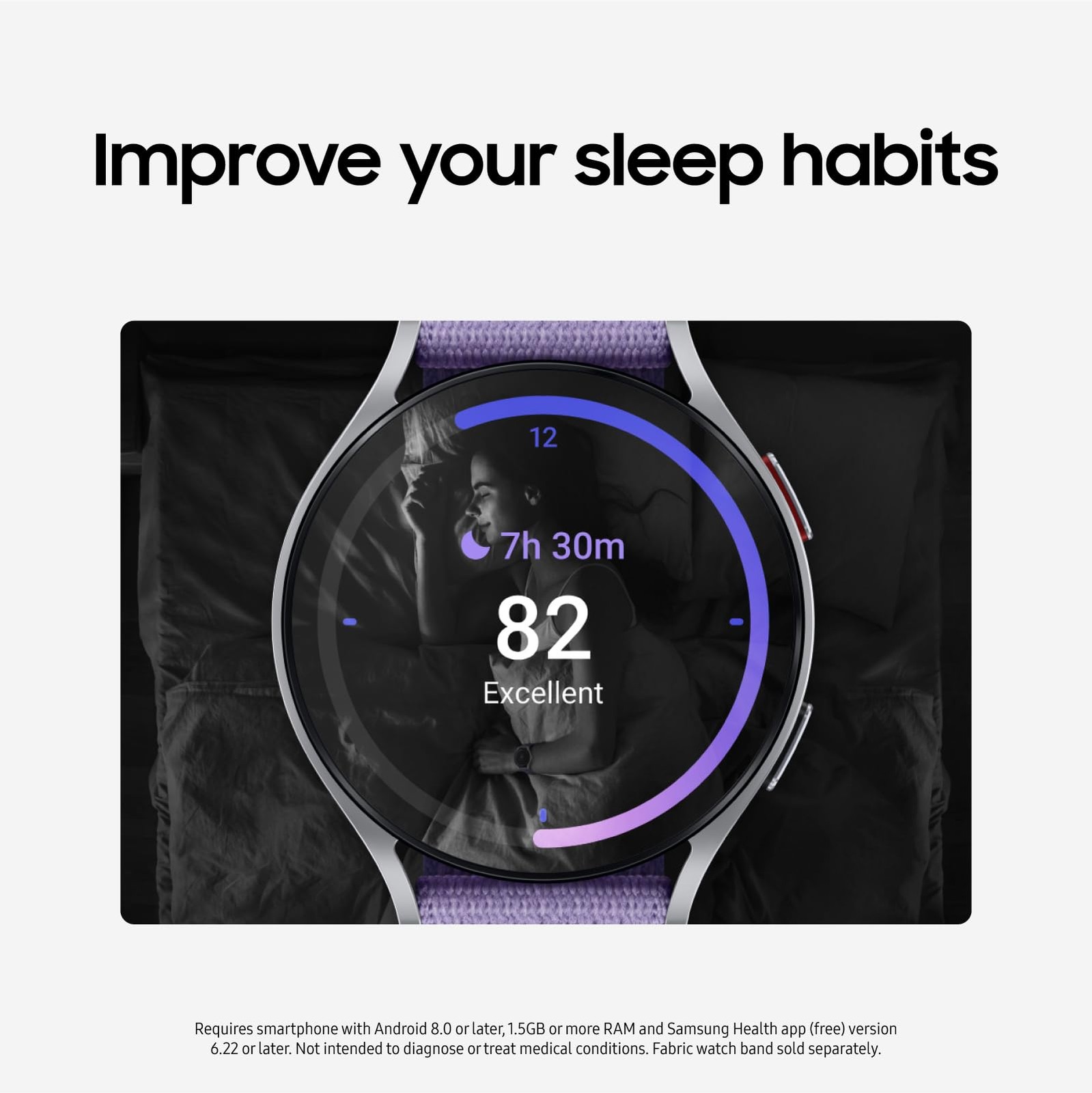 Samsung – Galaxy Watch6 Aluminum 40mm – Bluetooth – Cream – SM-R930NZEAXAA –