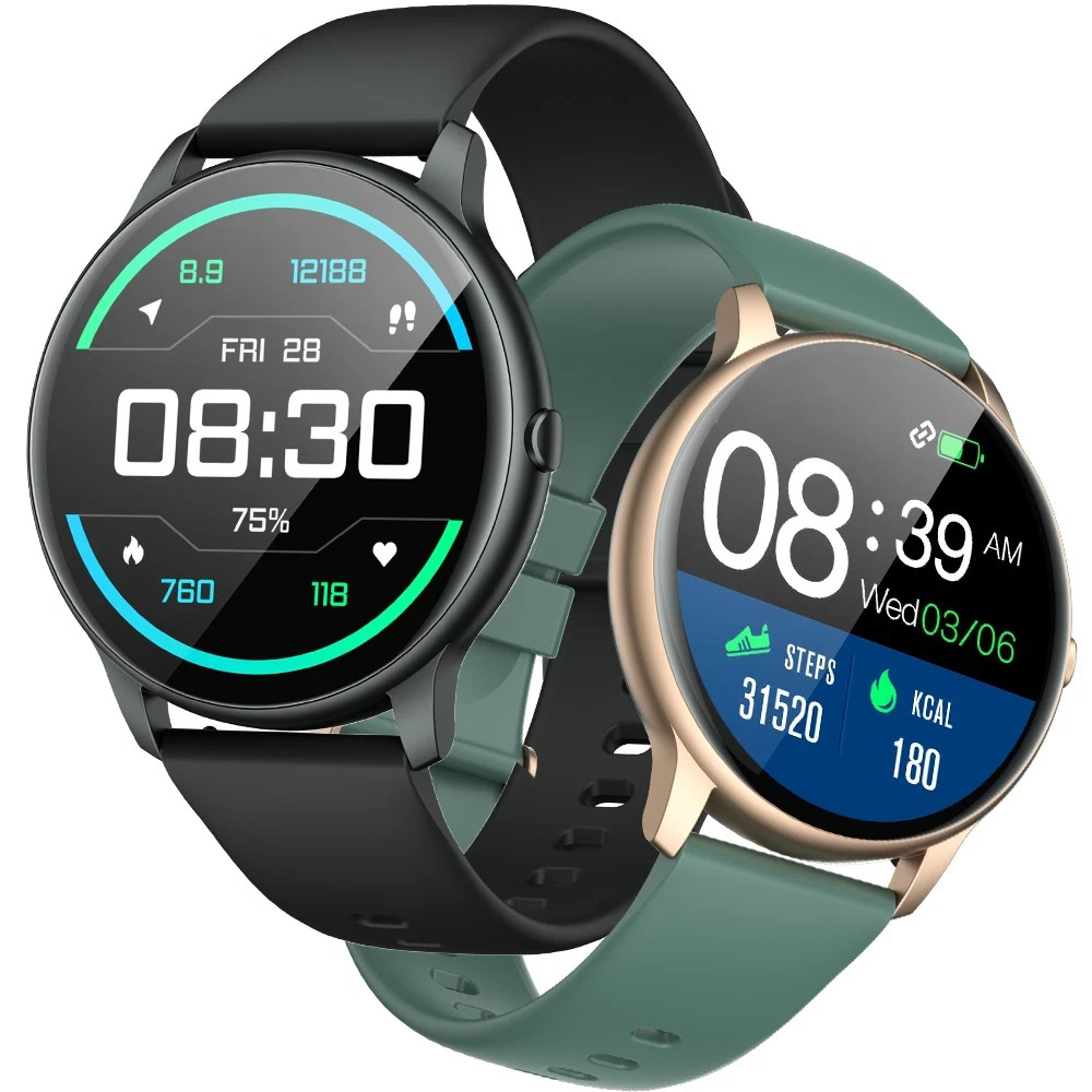 asiameng Smart Watch Heart Rate Watch Men Women Fitness Tracker for Android iOS