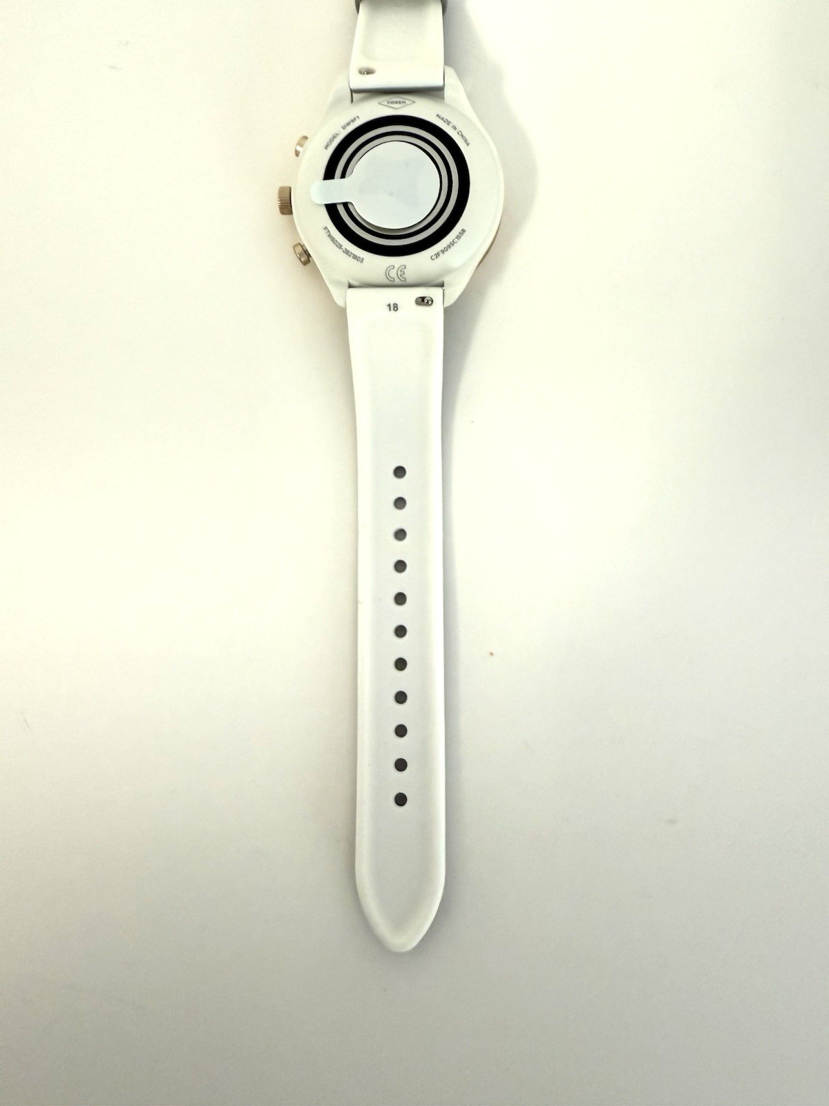 Fossil Sport 41mm Fitness Smartwatch Model DW9F1 Silicone Gray Band FTW6025 NEW