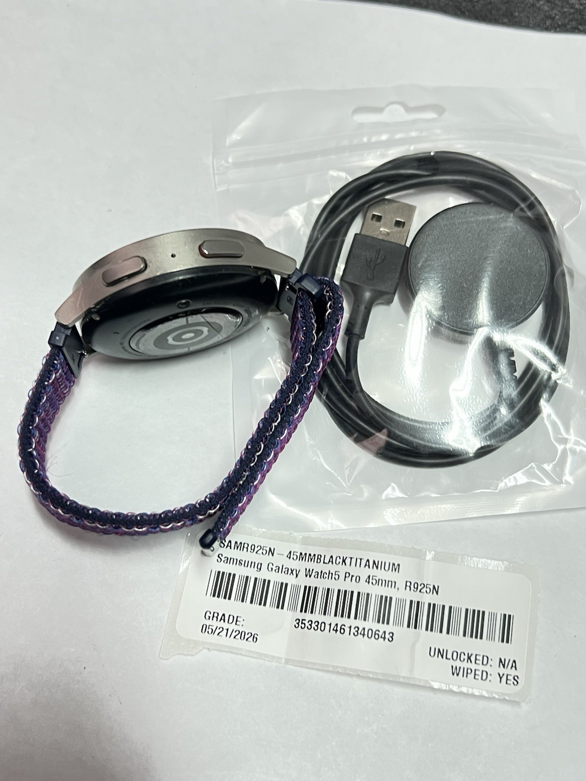 Samsung Galaxy Watch5 Pro SM-R925N 45mm Titanium Case GPS-LTE