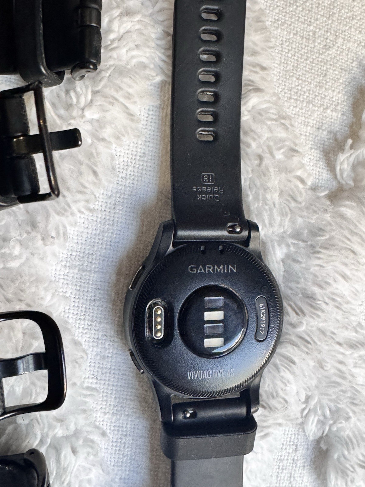 Garmin vivoactive 4S Black/Slate Smart GPS Smart Watch Untested For Parts only