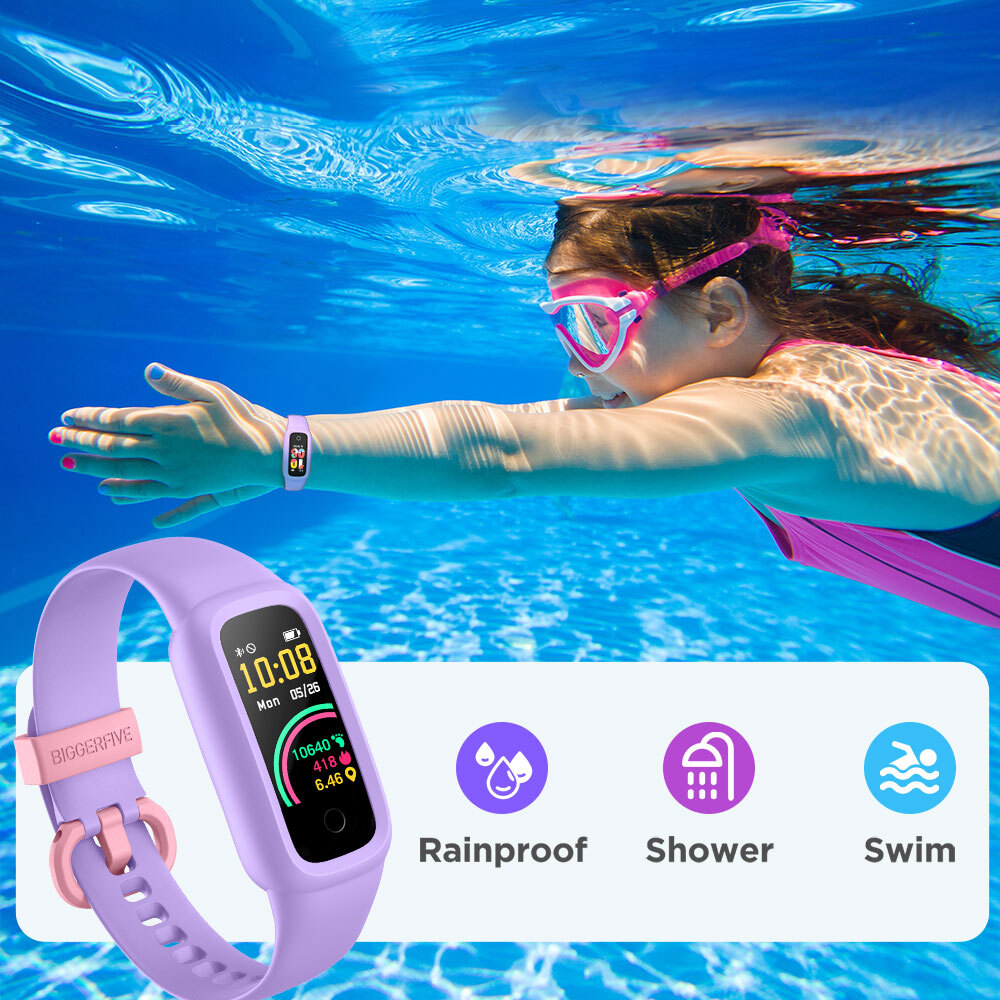 BIGGERFIVE Vigor 2 L Kids Fitness Tracker Watch for Boys Girls Activity Tracker