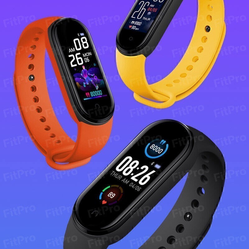 M5 Smart Watch Heart Rate Blood Pressure Monitor Sports Wristband Waterproof
