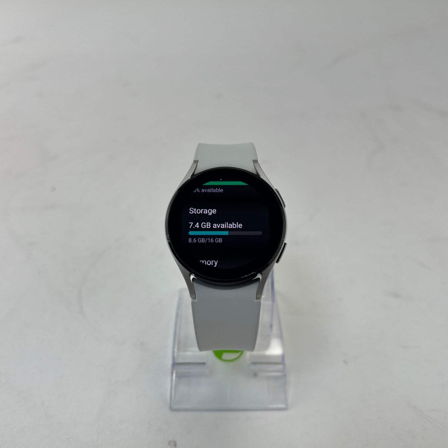 GPS Only Samsung Galaxy Watch4 Aluminum Smartwatch SM-R860NZSAXAA
