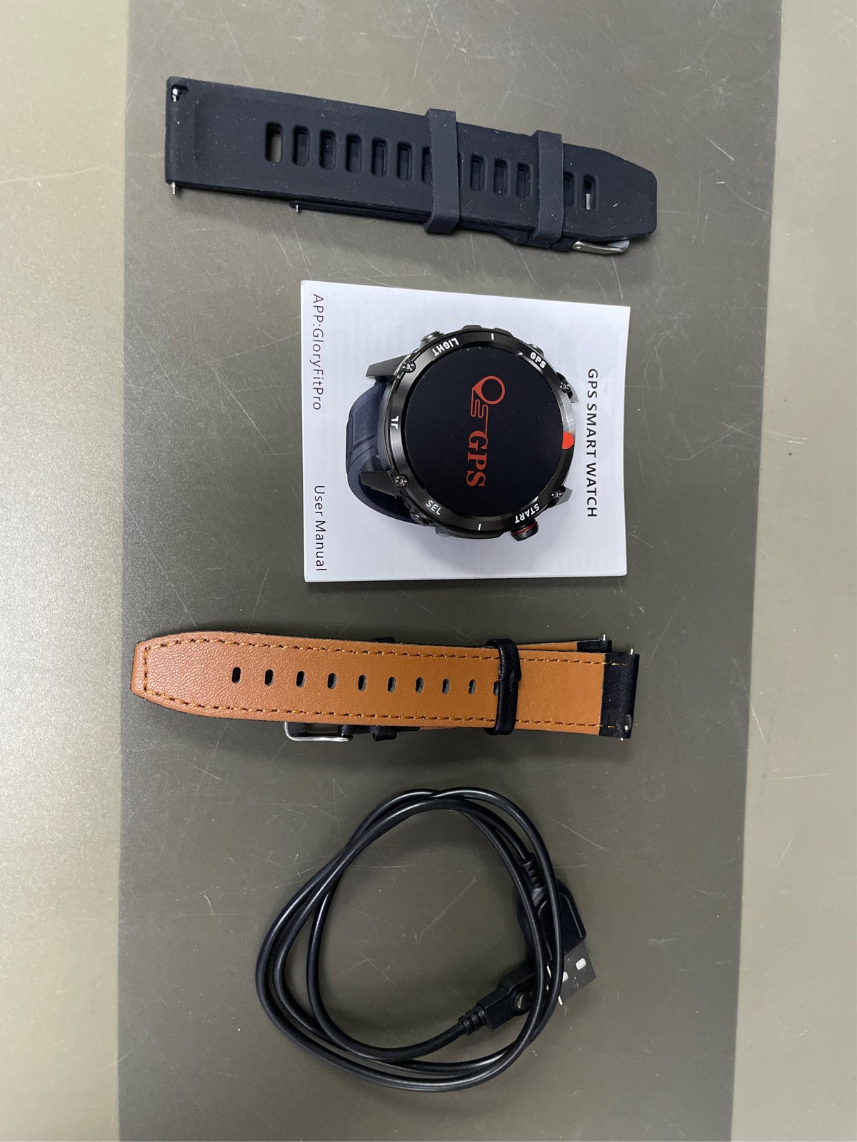 1.53-Inch Men’s Military Smartwatch fits for Android and iPhone Devices with Fit