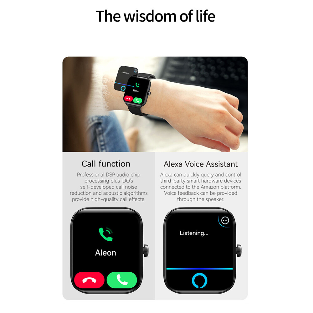 Smart Watch For Men/Women Waterproof Smartwatch Bluetooth For iPhone Samsung