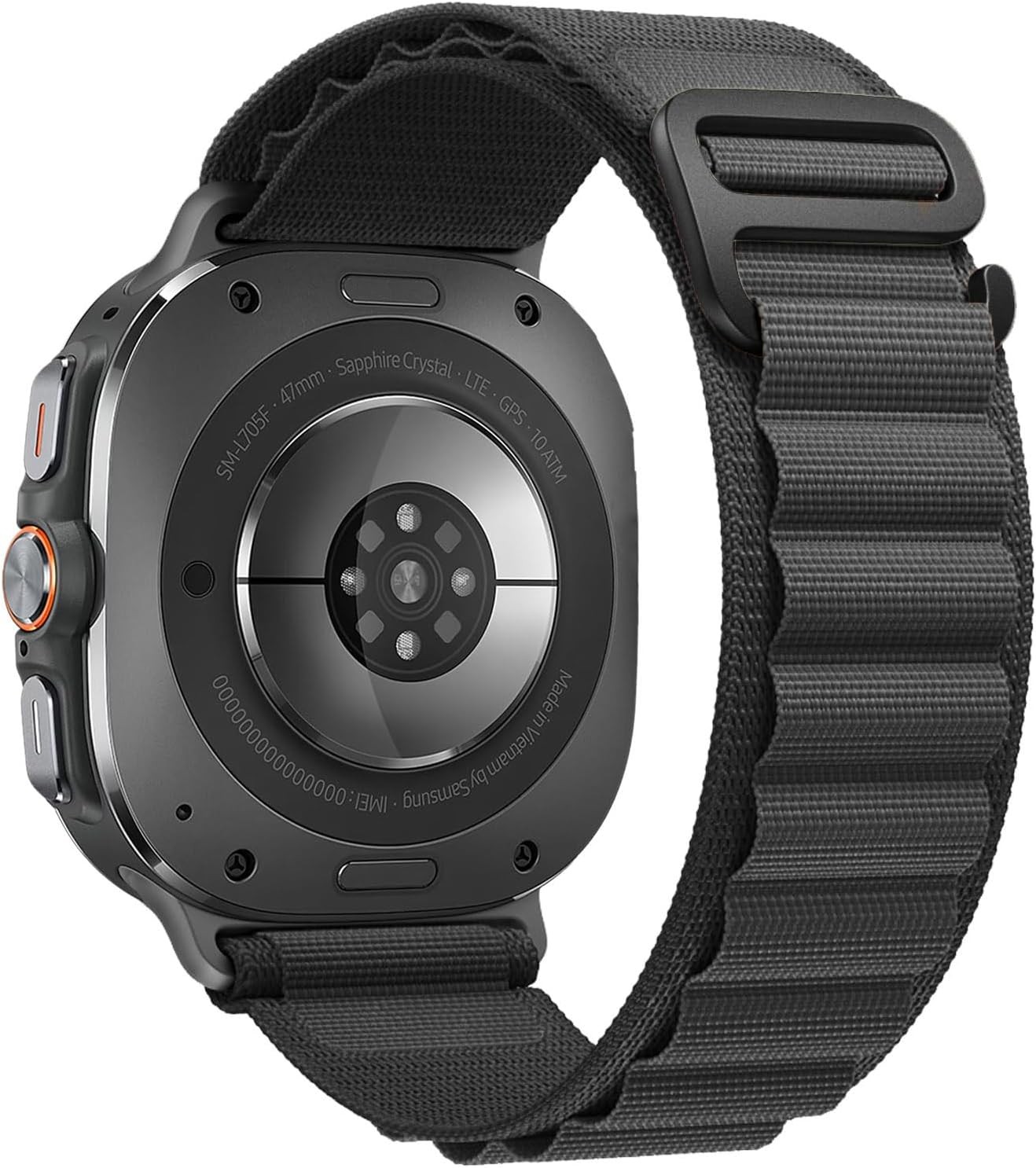 Rugged Fabric Nylon Strap Compatible with Samsung Galaxy Watch 7 Ultra 47mm