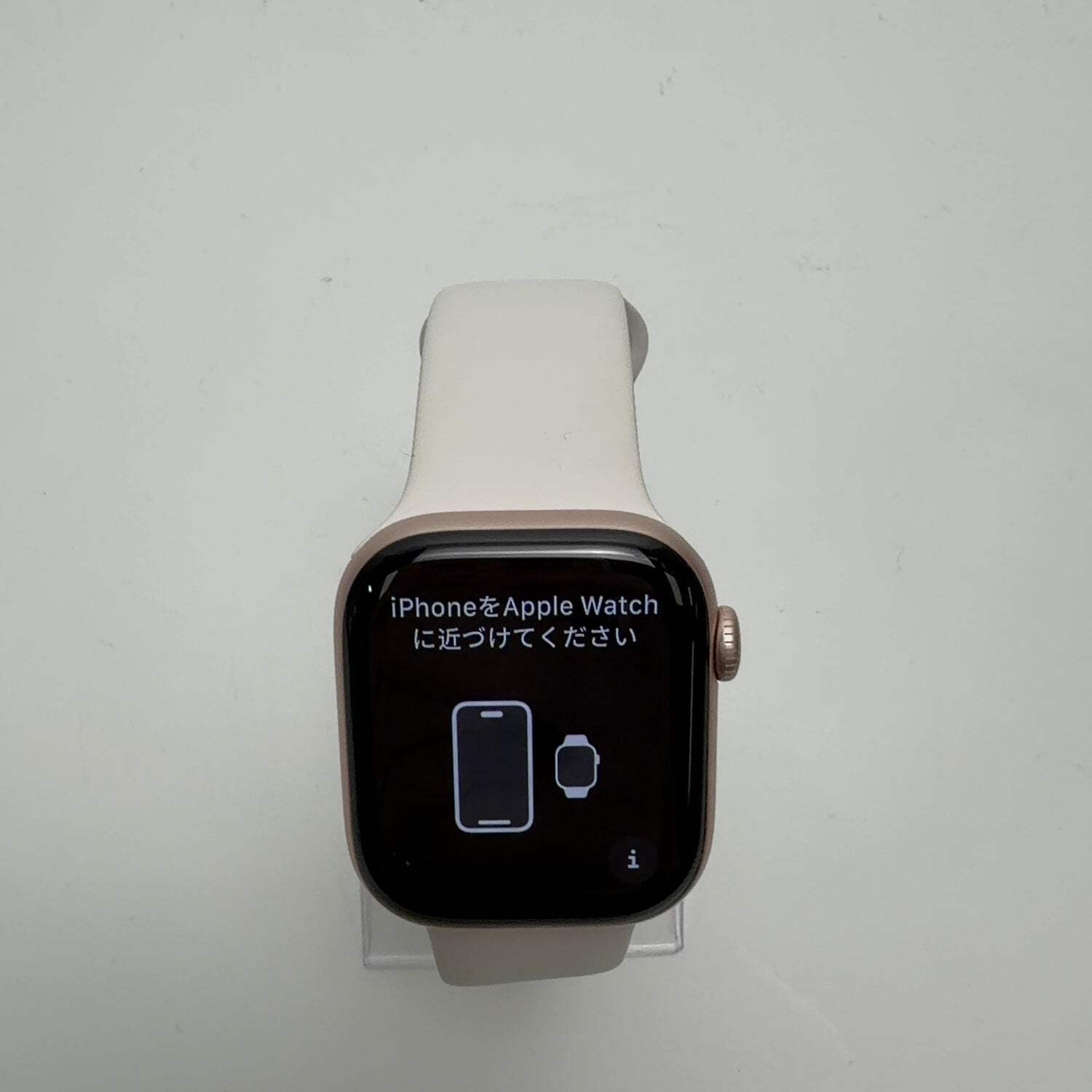 Unlocked Apple Watch Series 10 42MM Gold Aluminum White Sport Band