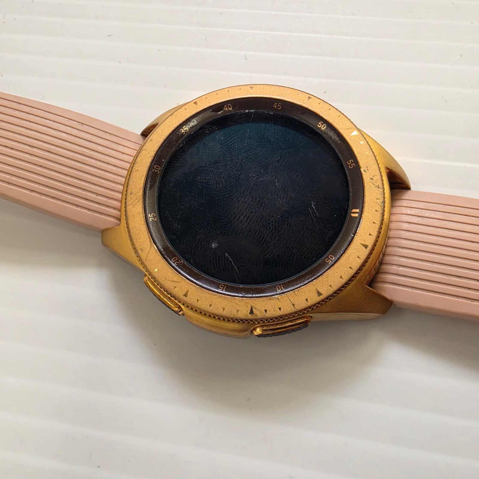 Samsung Galaxy Watch Pink Band Silicone Gold SM-R815U GOLD XAR