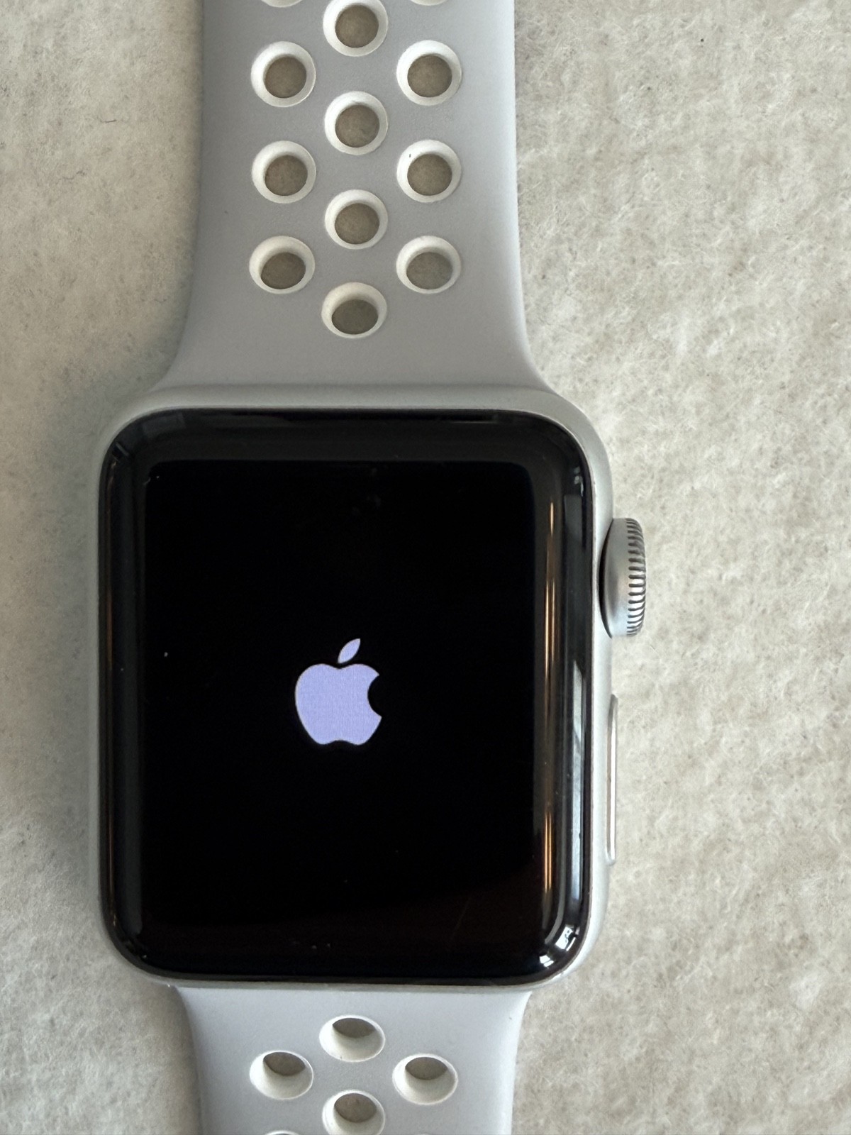 Apple Watch Nike+ Aluminum 38mm Case Sport Band Silver, Model A1757