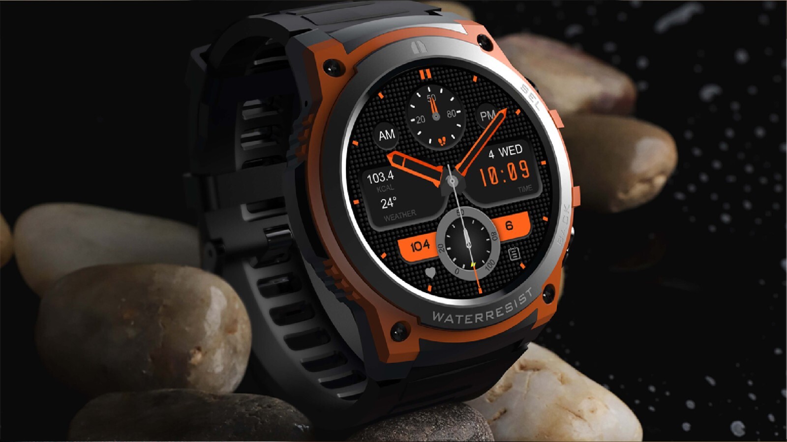 DM55 Pulse AMOLED touchscreen Smart Watch for Men Women, 1.43″ IP68 Waterproof
