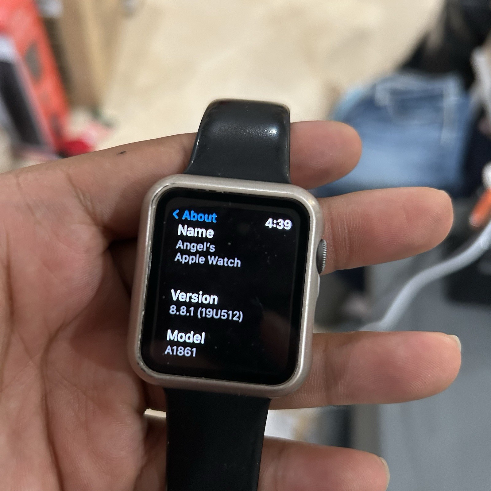 Apple Watch Series 42mm Space Gray Silver A1861