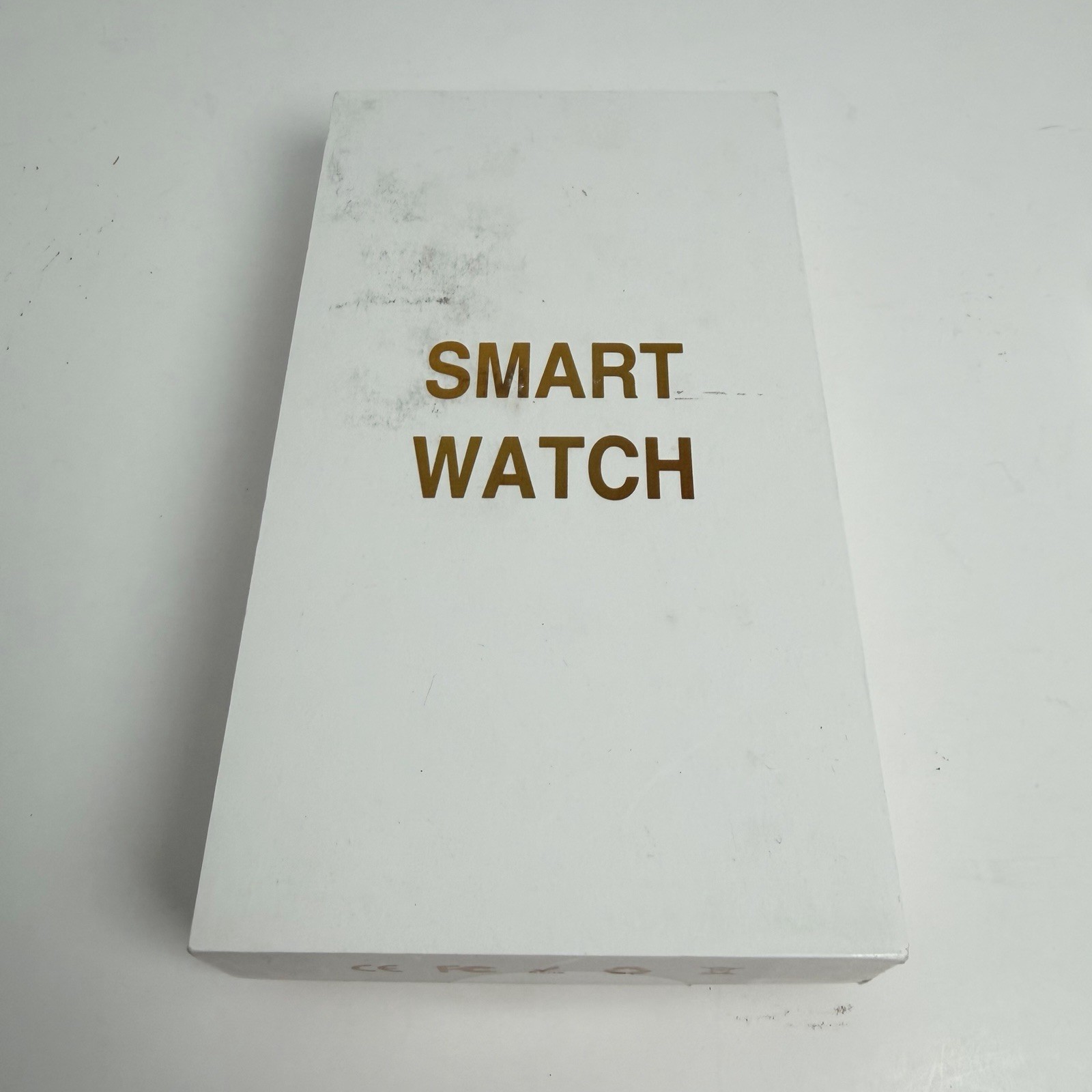 Yowow BIT Smart Watch 43mm Black Alloy Case Brown Leather Band HR iOS/Android