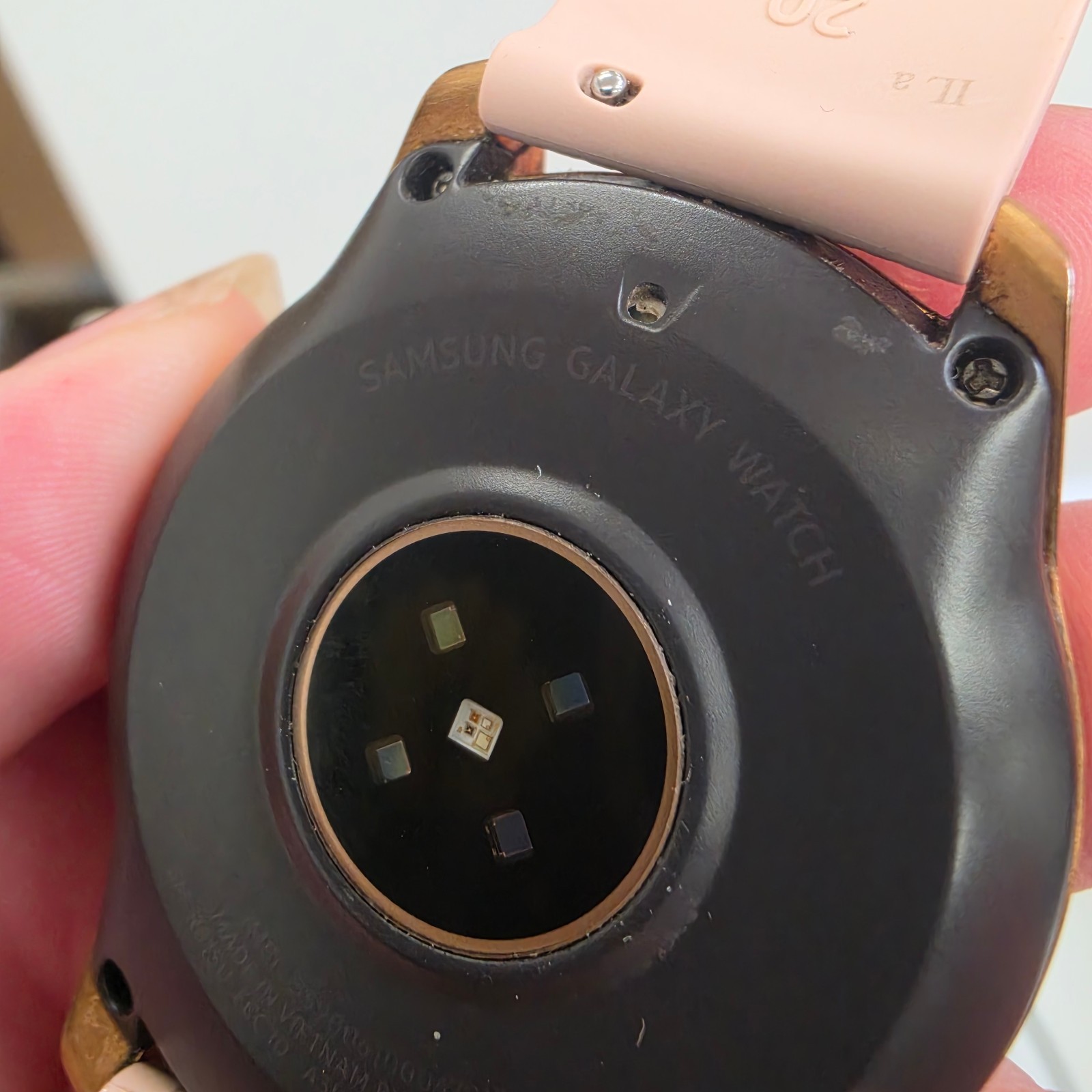 Samsung Galaxy Watch Pink Band Silicone Gold SM-R815U GOLD XAR