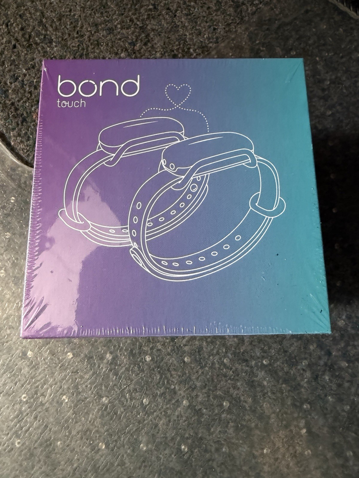 New Sealed—-Bond Touch 2 Long Distance Connection Bracelets – Black,