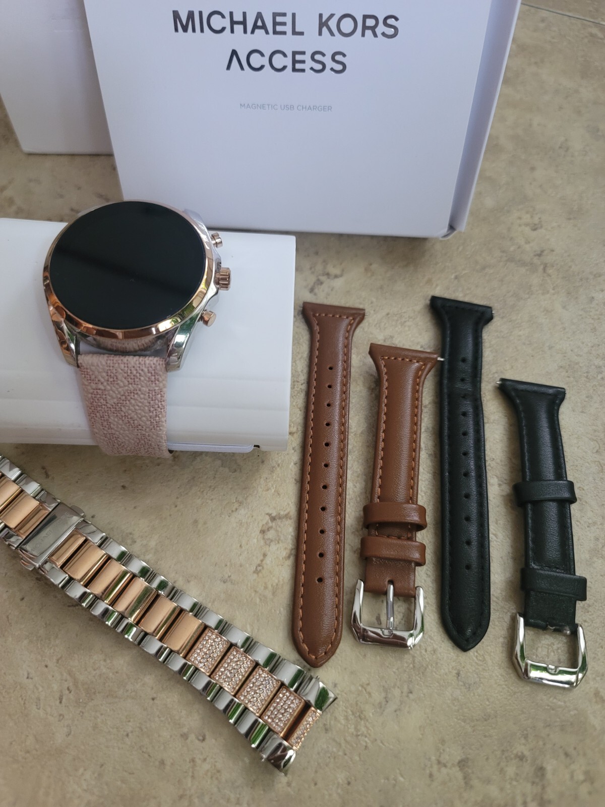 Michael Kors Gen 6 Bradshaw Two-tone Smartwatch Set MKT5137