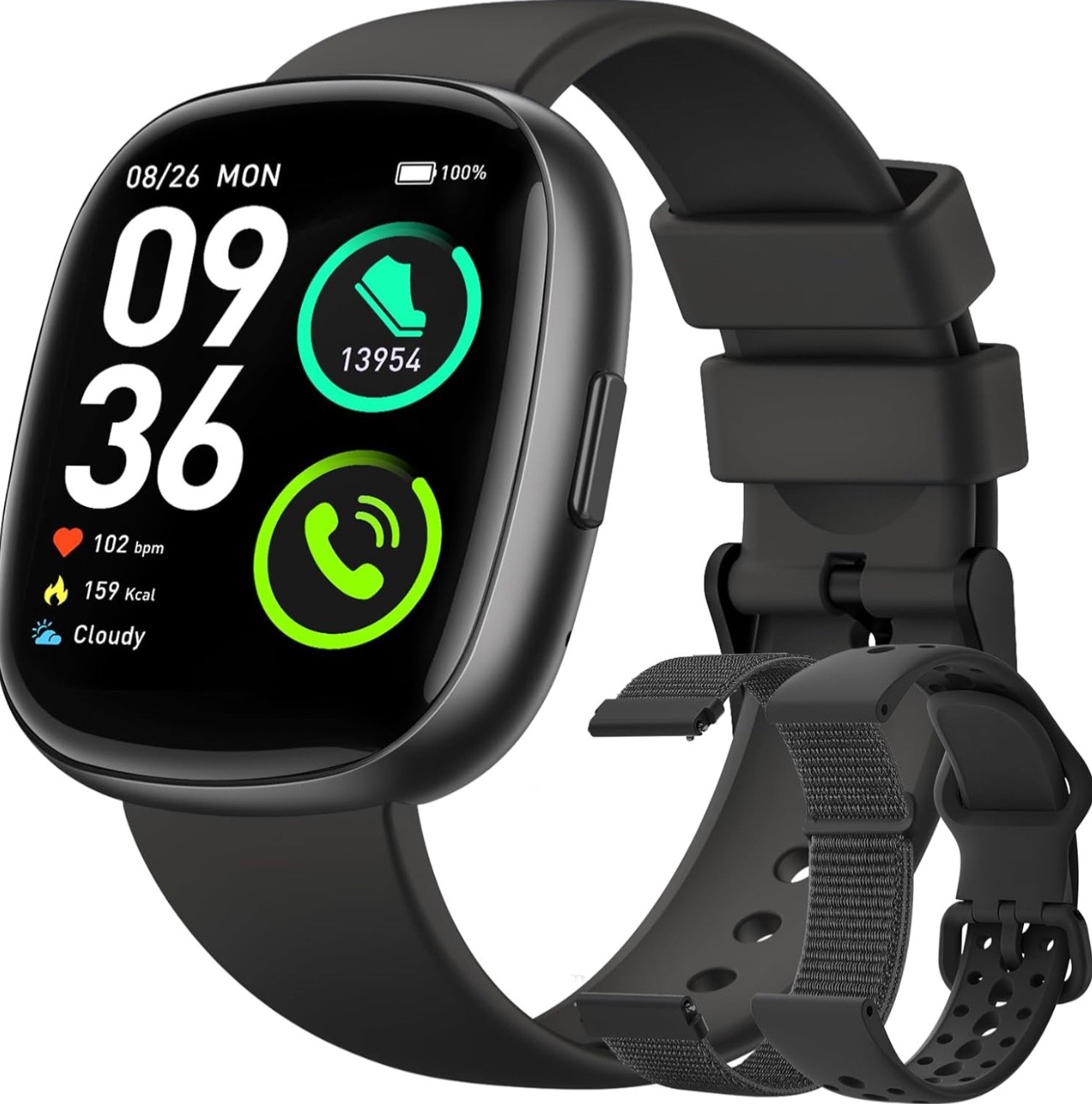 M99 Honeycomb Smart Watch – Black Elegant Design with Advanced Features
