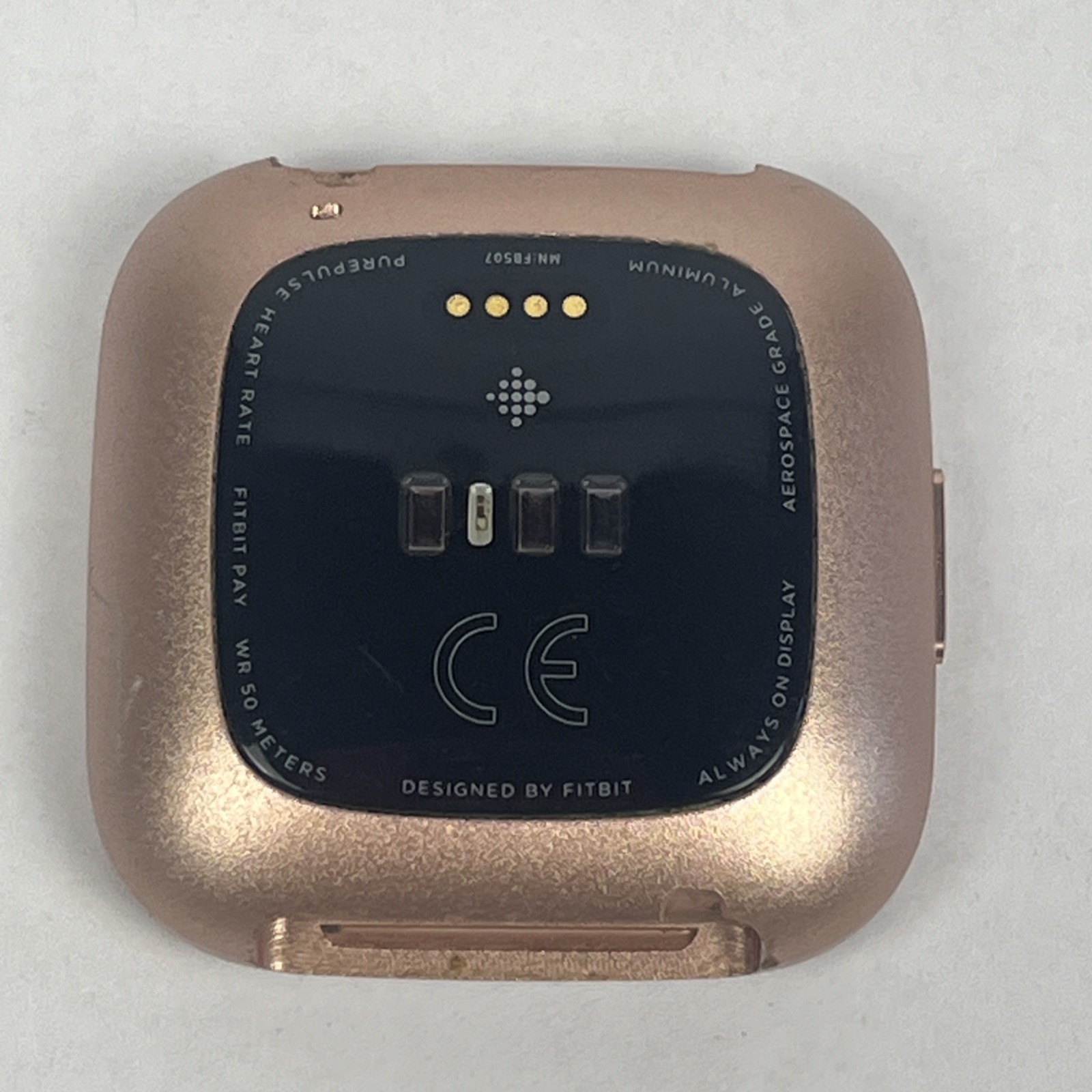 Fitbit Versa 2 – Health & Fitness Smart Watch Copper Rose FB507 *WORKING*