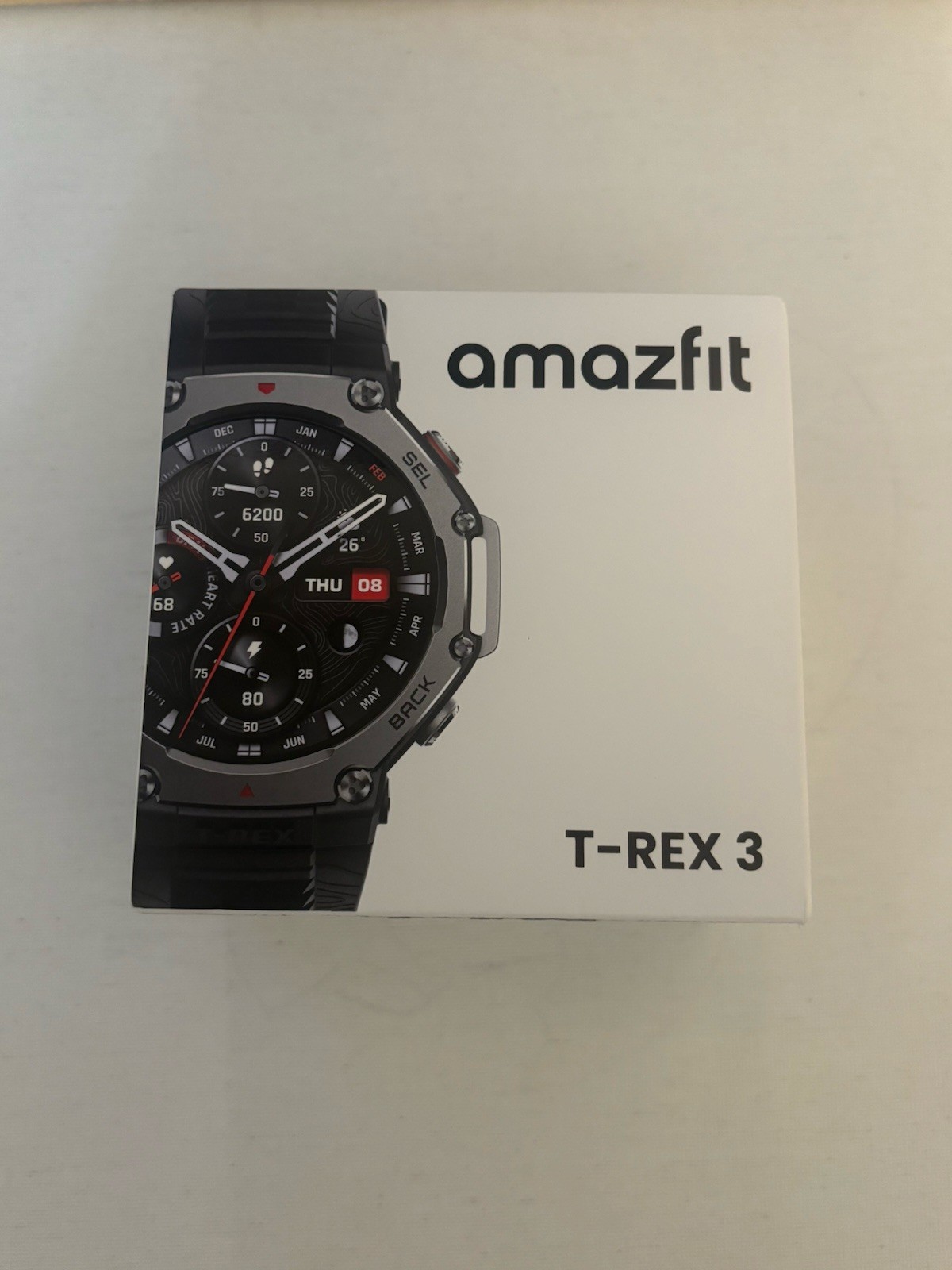 Amazfit T-Rex 3 – 48.5mm Fitness Smart Watch w/ Voice Control (Onyx) BRAND NEW