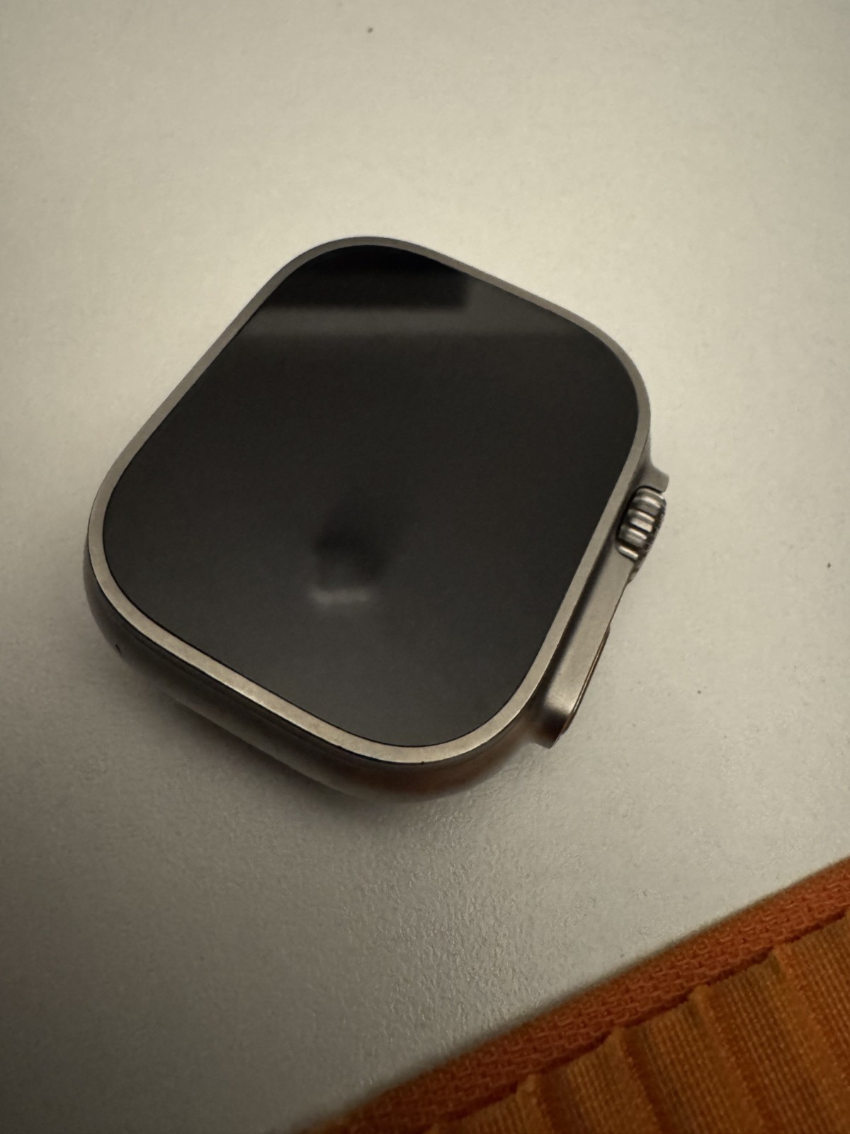Apple Watch Ultra 1 49mm Titanium Case with Orange Alpine Loop