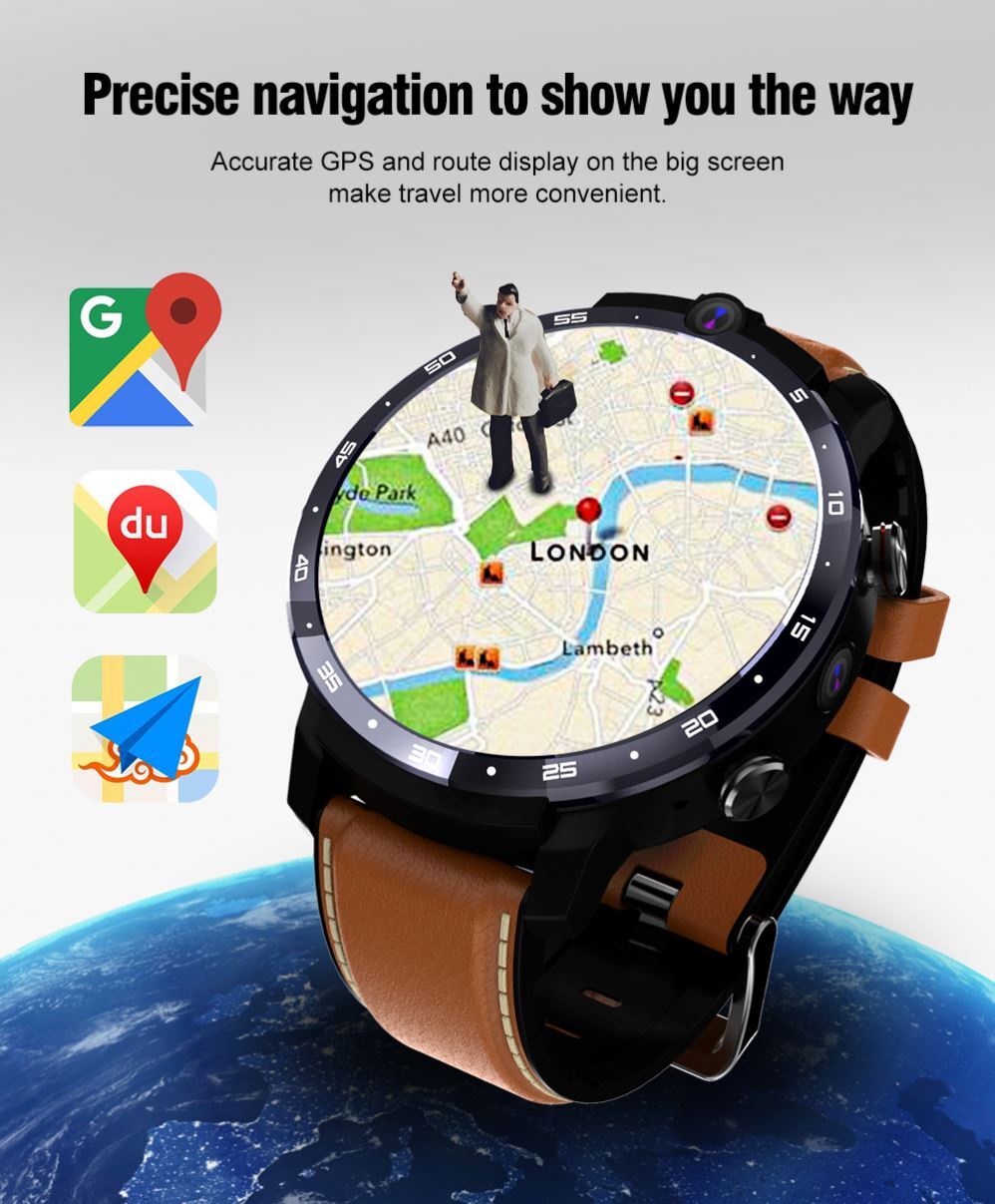 4G Unlocked Smartwatch waterproof Phone HD Camera and large battery smartwatch