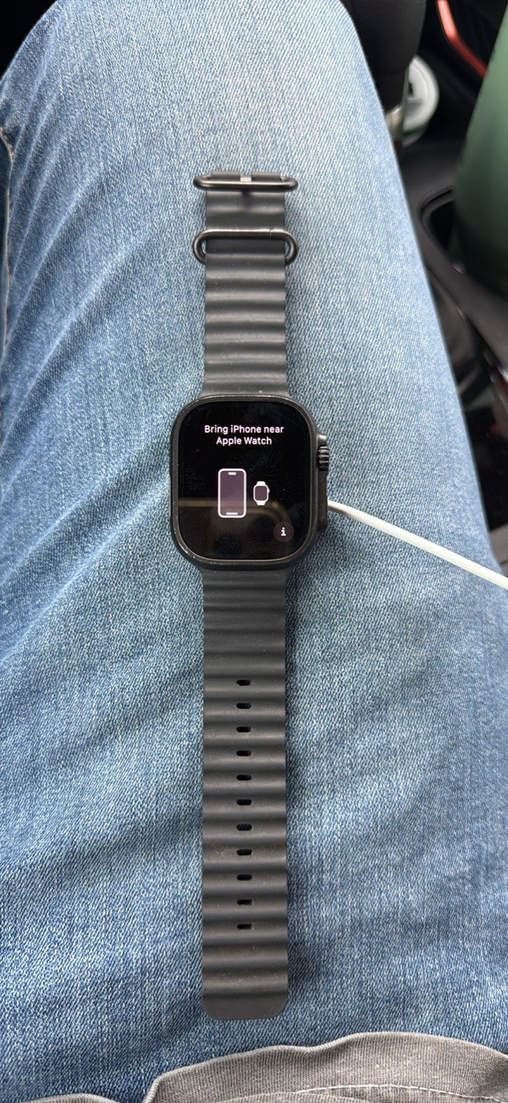 Apple Watch Ultra 2 Black Aluminum Case Black Silicone Band 32GB Unlocked
