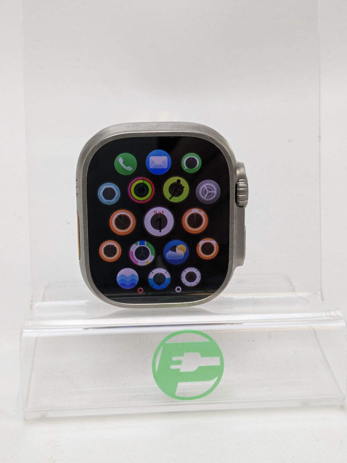 GPS Only Apple Watch Ultra 49MM Natural Titanium MQF53LL/A Face Only